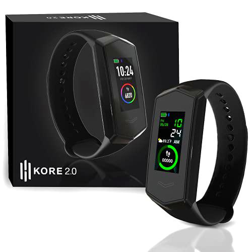 KoreHealth Kore 2.0 Fitness Tracker - Reloj de ejercicio para hombres y mujeres | Track Fitness y ritmo cardíaco | Rastreador de actividad con contado