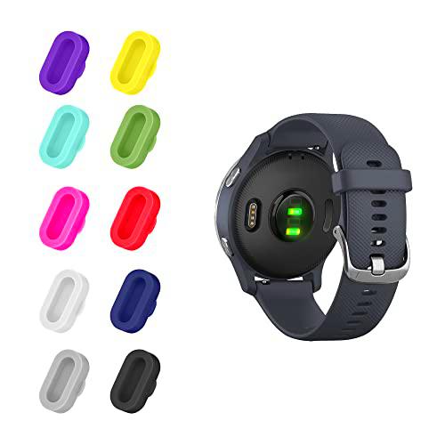 kwmobile Tapones Antipolvo Compatible con Garmin Venu/Forerunner/Vivomove/Fenix
