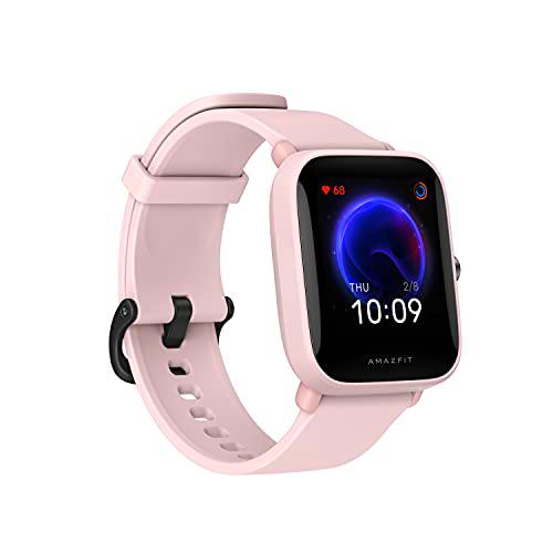 Amazfit Bip 3 SmartWatch con pantalla a color grande de 1,69&quot; 50 Esferas Reloj con 60 modos deportivos 5 ATM Resistente 14 días Duración de la Batería con Frecuencia cardíaca Monitor de SpO2