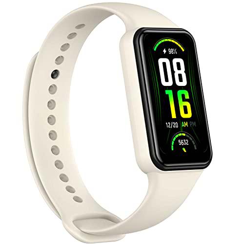 Amazfit Band 7 Rastreador Actividad Física Pantalla Siempre Activa Alexa Incorporado 18 días Duración de la Batería Monitoreo de Frecuencia Cardíaca y SpO₂ Resistente al agua 5 ATM 120 Modos Deportivo