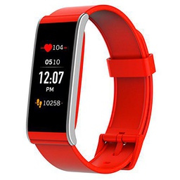 MyKronoz ZeFit4HR - Reloj de Ritmo cardíaco, Pantalla táctil a Color y notificaciones de teléfonos Inteligentes