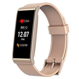 MyKronoz ZeFit4HR - Reloj de Ritmo cardíaco, Pantalla táctil a Color y notificaciones de teléfonos Inteligentes