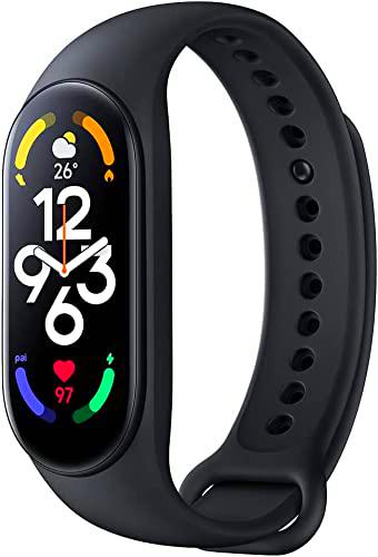 Xiaomi Smart Band 7, Color Pantalla AMOLED Smartband Sangre Oxigeno Fitness Traker Bluetooth Deporte Impermeable Banda Inteligente