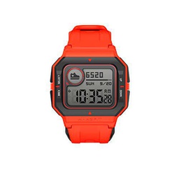 Amazfit Rojo, Watch Unisex Adulto, Rojo (Red), Normal