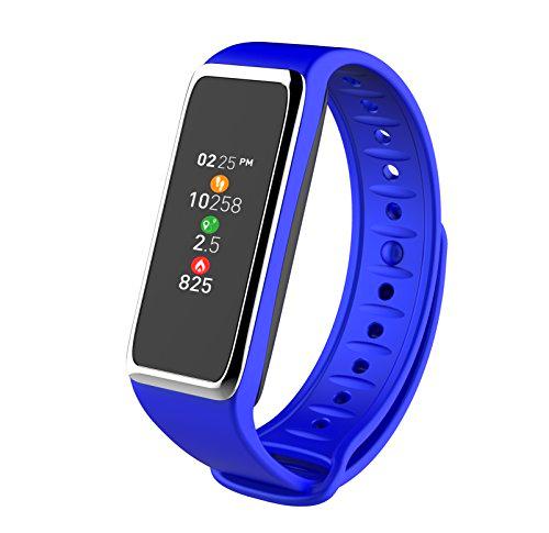 MyKronoz ZeFit 3-Pulsera de Actividad y sueño, Color Azul