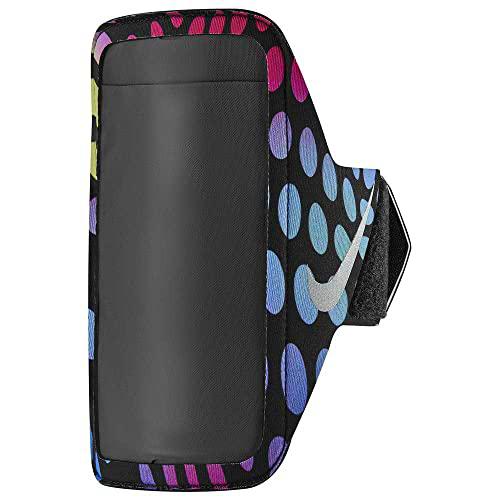 Nike Pulsera Unisex para Adulto, Color Negro y Plateado