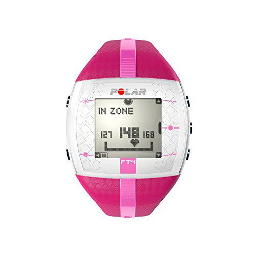 Polar FT4 - Reloj con pulsómetro e indicador de calorías consumidas para fitness y cross-training, color rosa