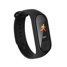 Umbro Pulsera de Actividad Negro 0,96"