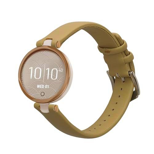 kwmobile Correa compatible con Garmin Lily Sport - Pulsera de piel auténtica