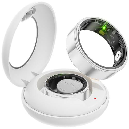 findtime Smart Ring Fitness Tracker Podómetro 5ATM resistente al agua Smartring Fitness Ring Tracker Smartringe hombre mujer sueño anillo pulsómetro Smart Ring Android iOS Sport Anillos sueño Tracker