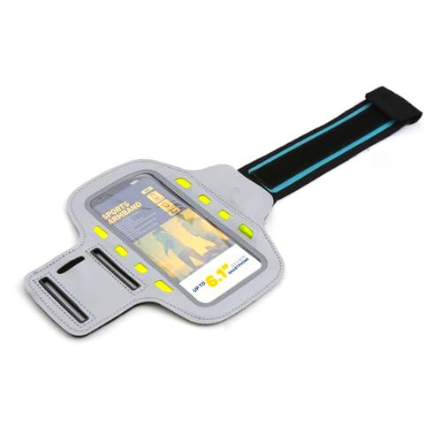 Pulsera Inteligente Gris con Luces LED, Seguimiento de Actividad