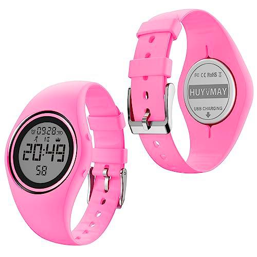 HUYVMAY Reloj podómetro de fitness sin aplicación ni teléfono móvil