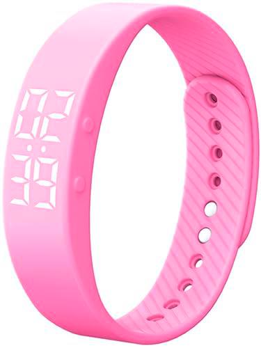 Reloj de fitness para mujer y hombre, podómetro digital sin aplicación ni teléfono móvil
