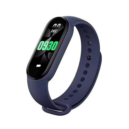 Reloj Band Smart M8 8 frecuencia cardíaca Oxigenación Stress impermeable IP67 sueño carga magnética (azul)