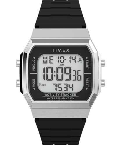 Timex Activity Tracker - Reloj unisex de 40 mm, pulsera en silicona roja