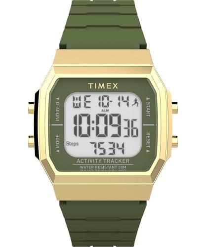 Timex Activity Tracker - Reloj unisex de 40 mm, pulsera en silicona negra