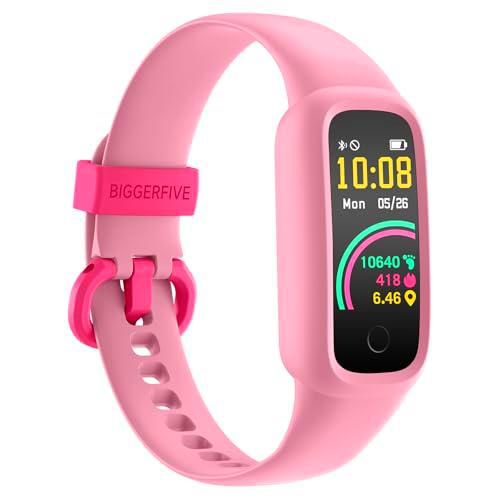 BIGGERFIVE Vigor 2 L Reloj Fitness para Niños y Niñas de 5 a 15 Años
