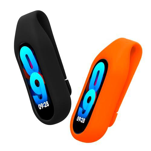 kwmobile 2X Fundas Compatible con Xiaomi Mi Band 10/9 / 8