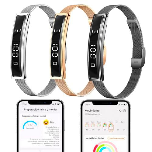 smartia - Pulsera Inteligente Ultrafina, Smart Band con Bluetooth Modelo 2026
