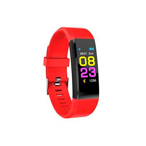 Pulsera Inteligente Sport Edition Fitness Color Rojo