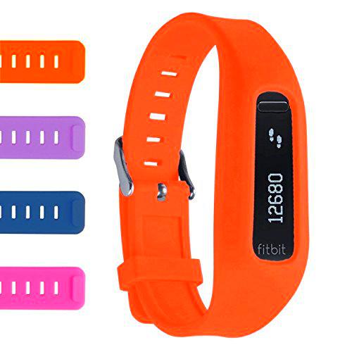Correa de recambio con hebilla para Fitbit One (monitor no incluido), naranja