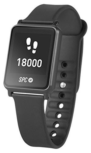 SPC Smartee Training-Smartband de 1.28" (LCD, Bluetooth) Negro